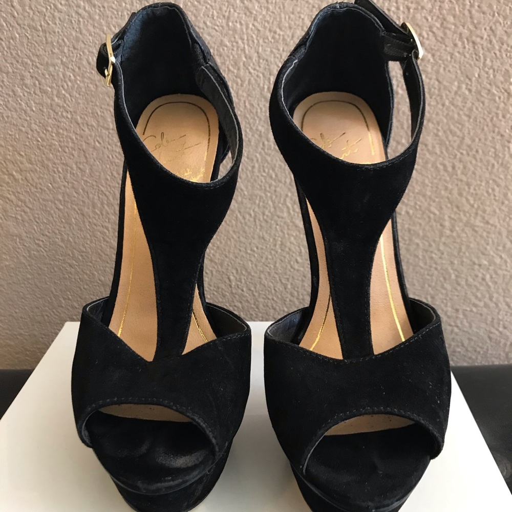 Black Strappy Sandals